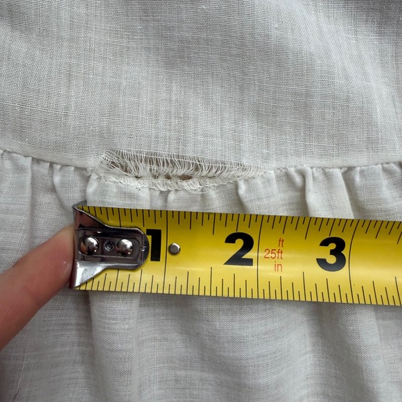 Vintage Sufolla White Cotton Eyelet Queen Bed Skirt Cottagecore Shabby Chic READ - Picture 5 of 10